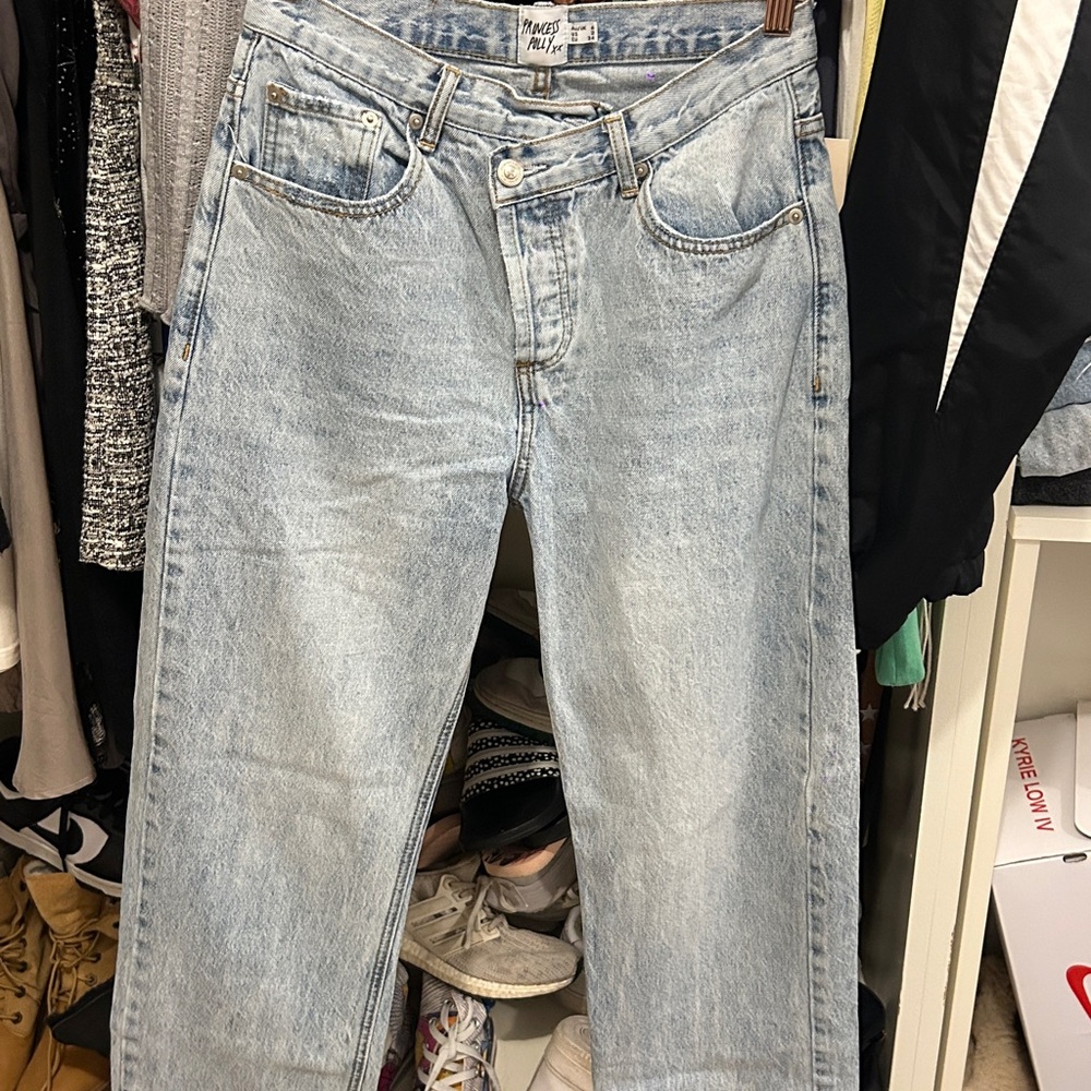 Princess Polly Blue Relaxed Jeans